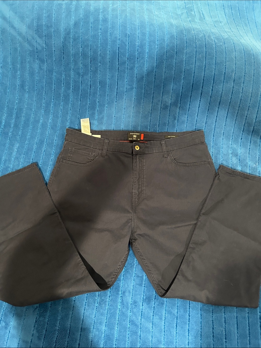 Dockers Men's Straight Jeans in Black